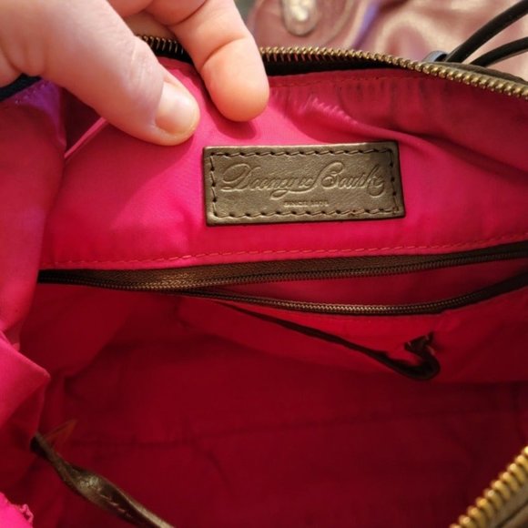 Dooney and Bourke Brown Nylon Zip Purse - Picture 4 of 12